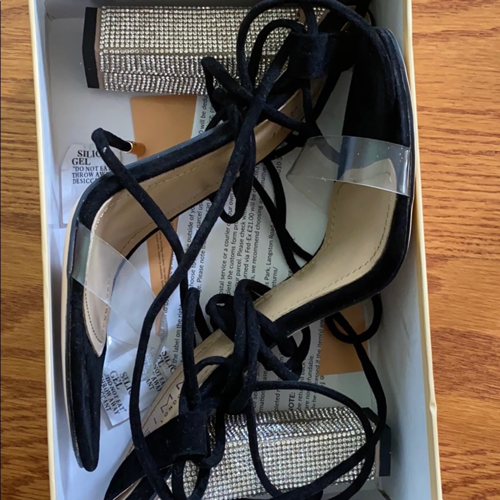 Rhinestone heels